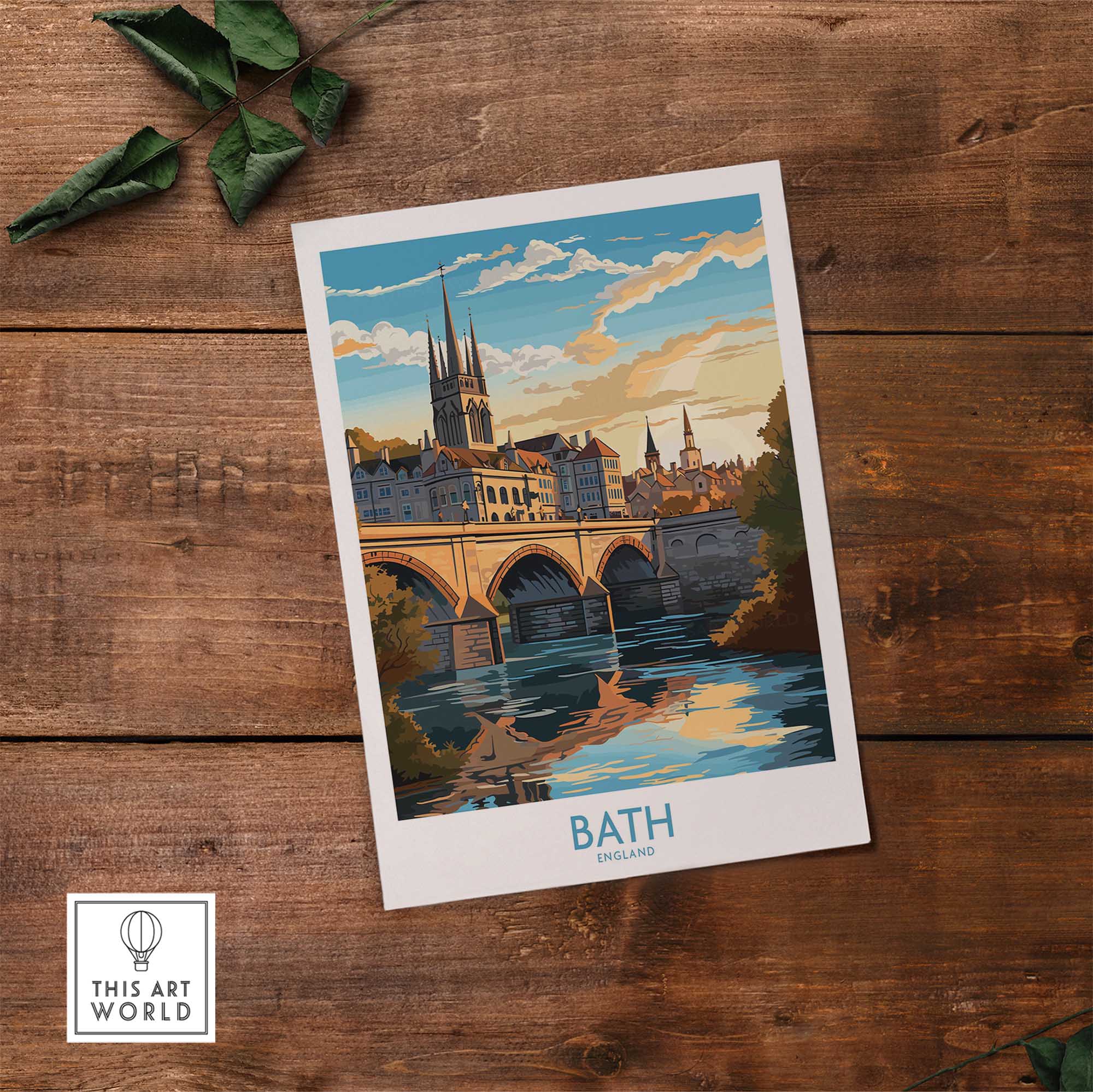 Bath Travel Print-This Art World