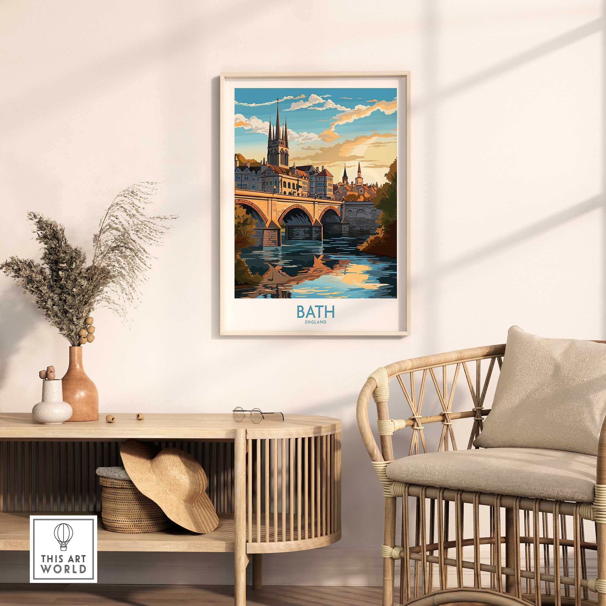 Bath Travel Print-This Art World