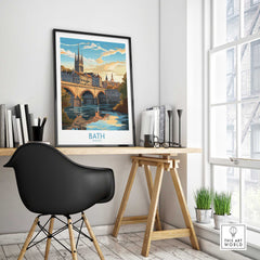 Bath Travel Print-This Art World