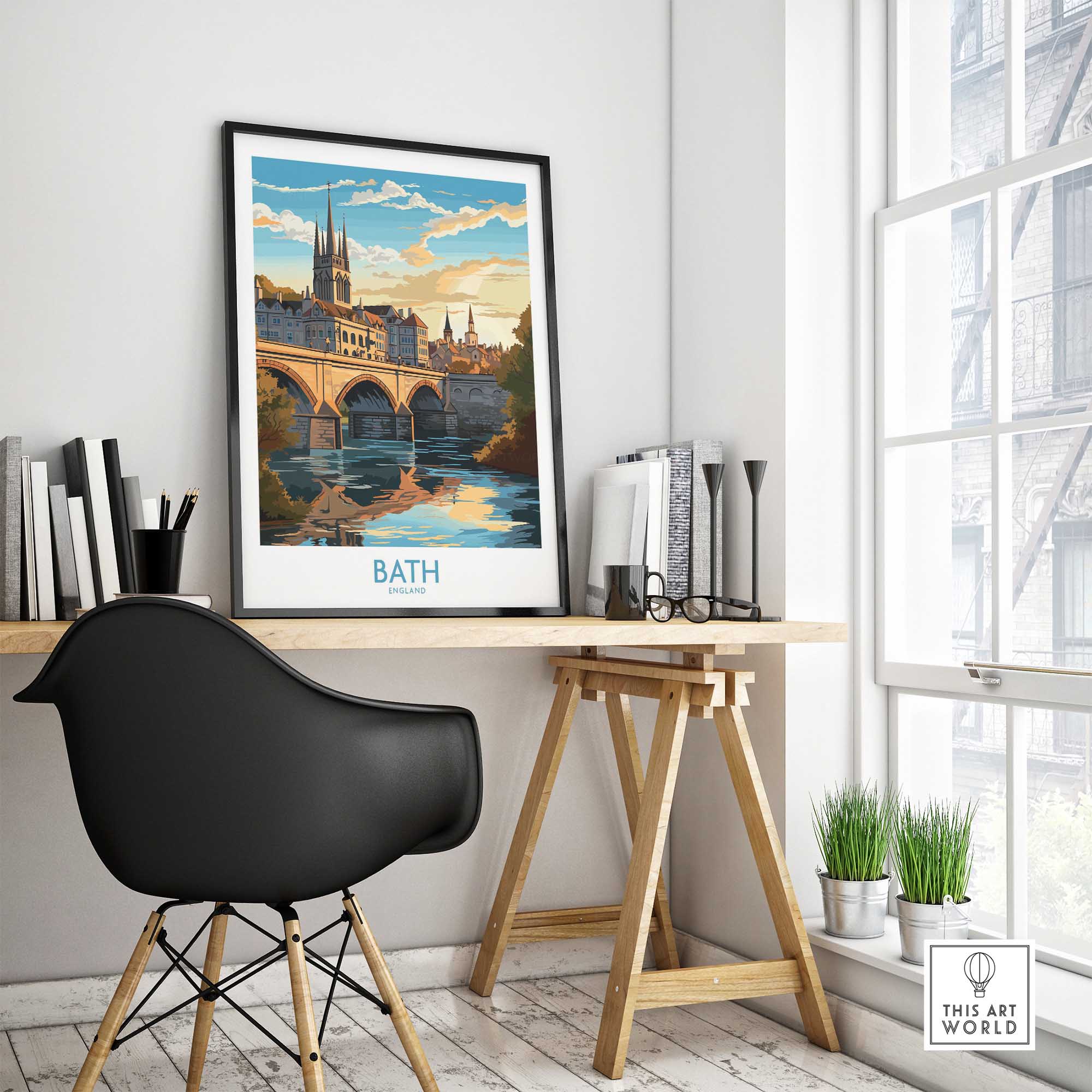 Bath Travel Print-This Art World