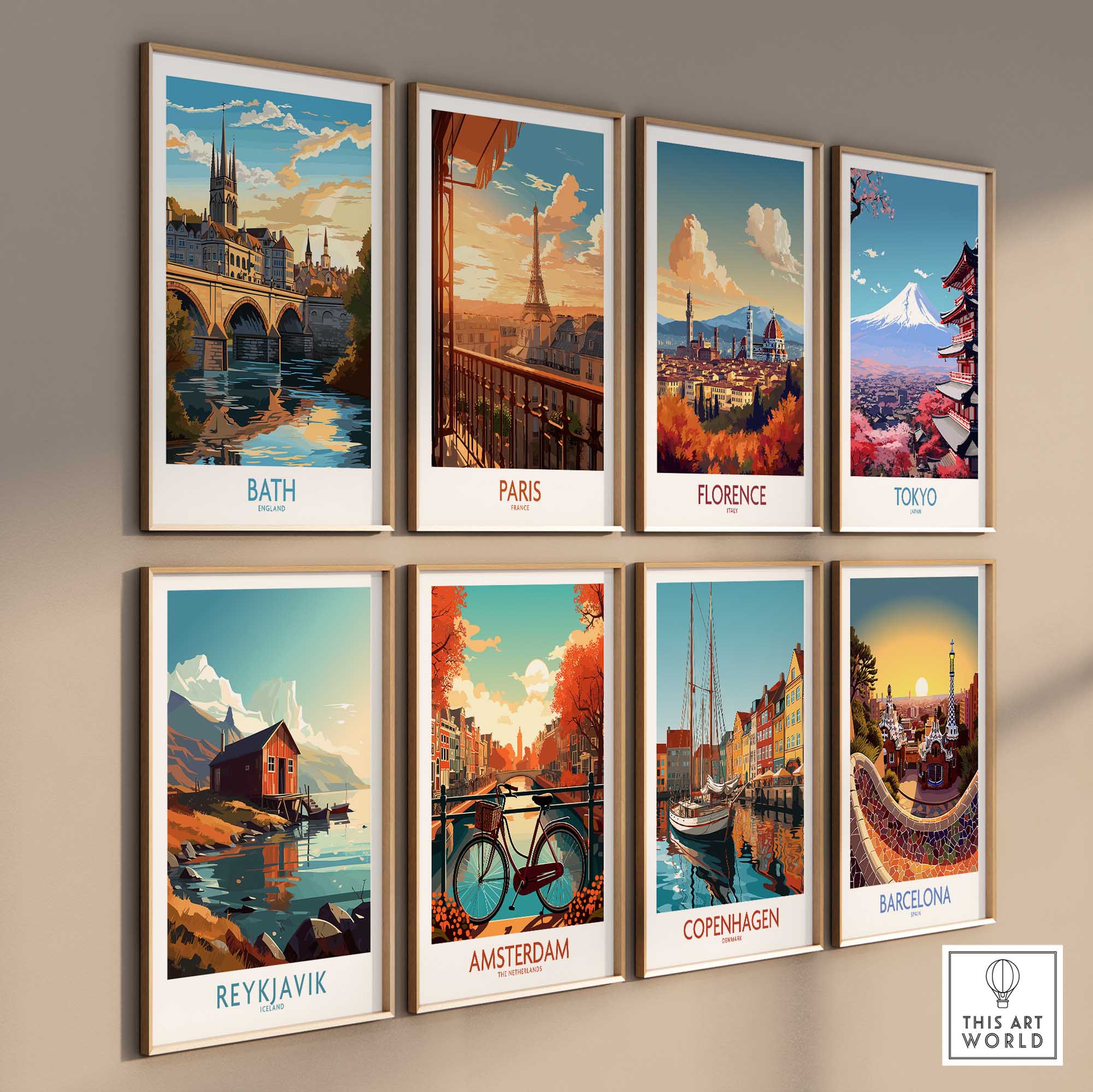 Bath Travel Print-This Art World