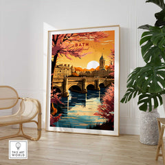 Bath Travel Print England-This Art World