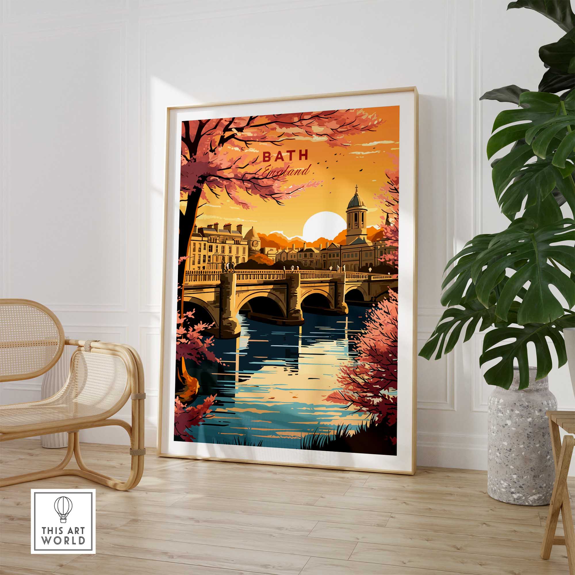 Bath Travel Print England-This Art World