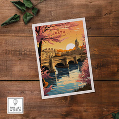 Bath Travel Print England-This Art World