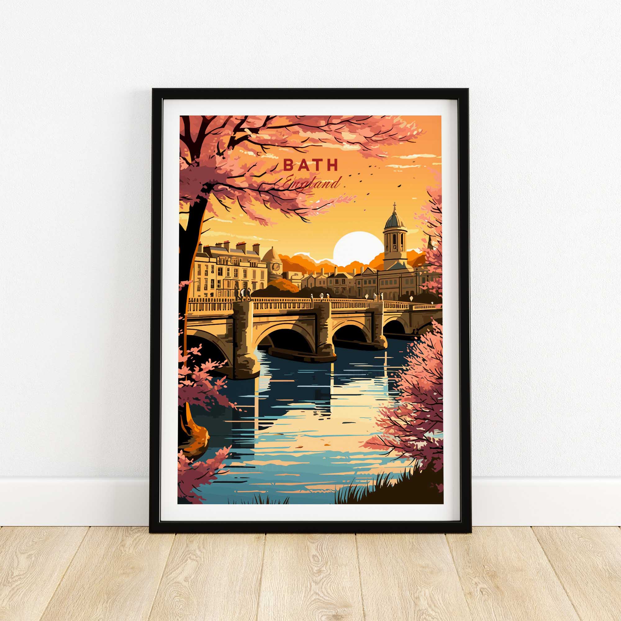 Bath Travel Print England-This Art World