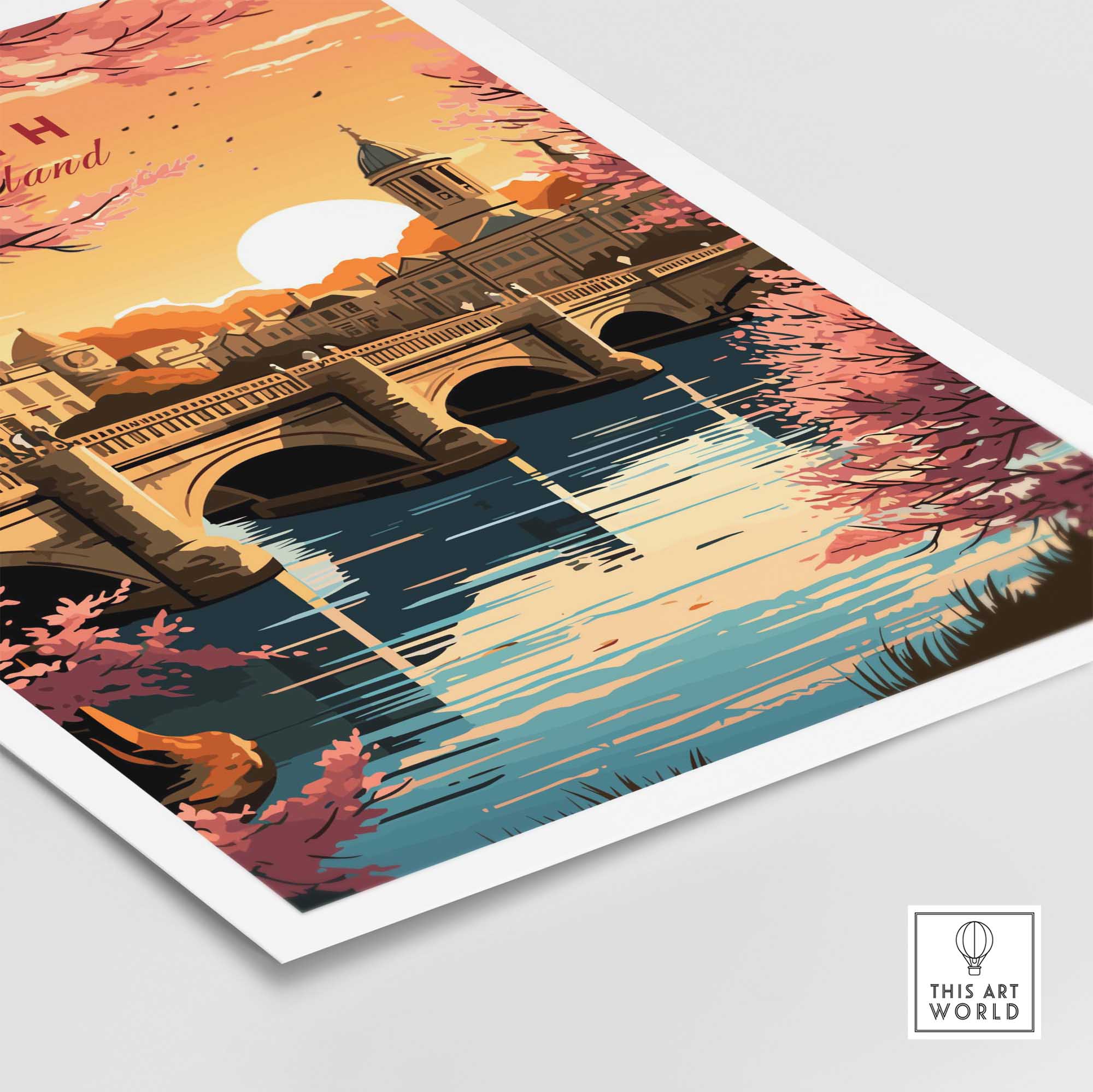 Bath Travel Print England-This Art World