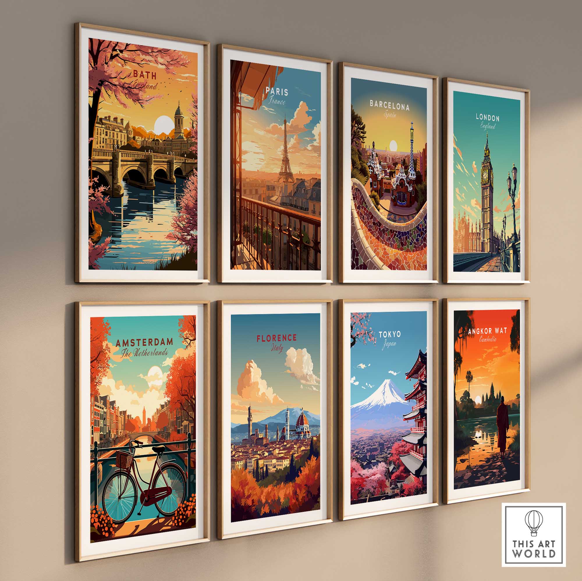 Bath Travel Print England-This Art World