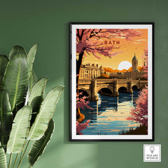 Bath Travel Print England-This Art World