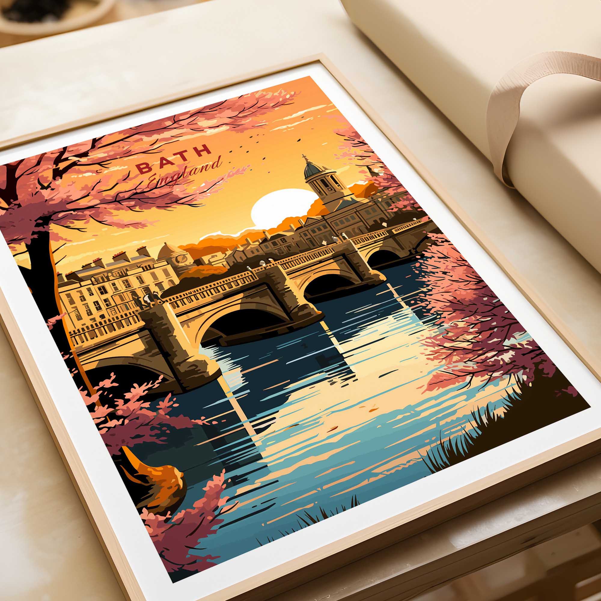 Bath Travel Print England-This Art World