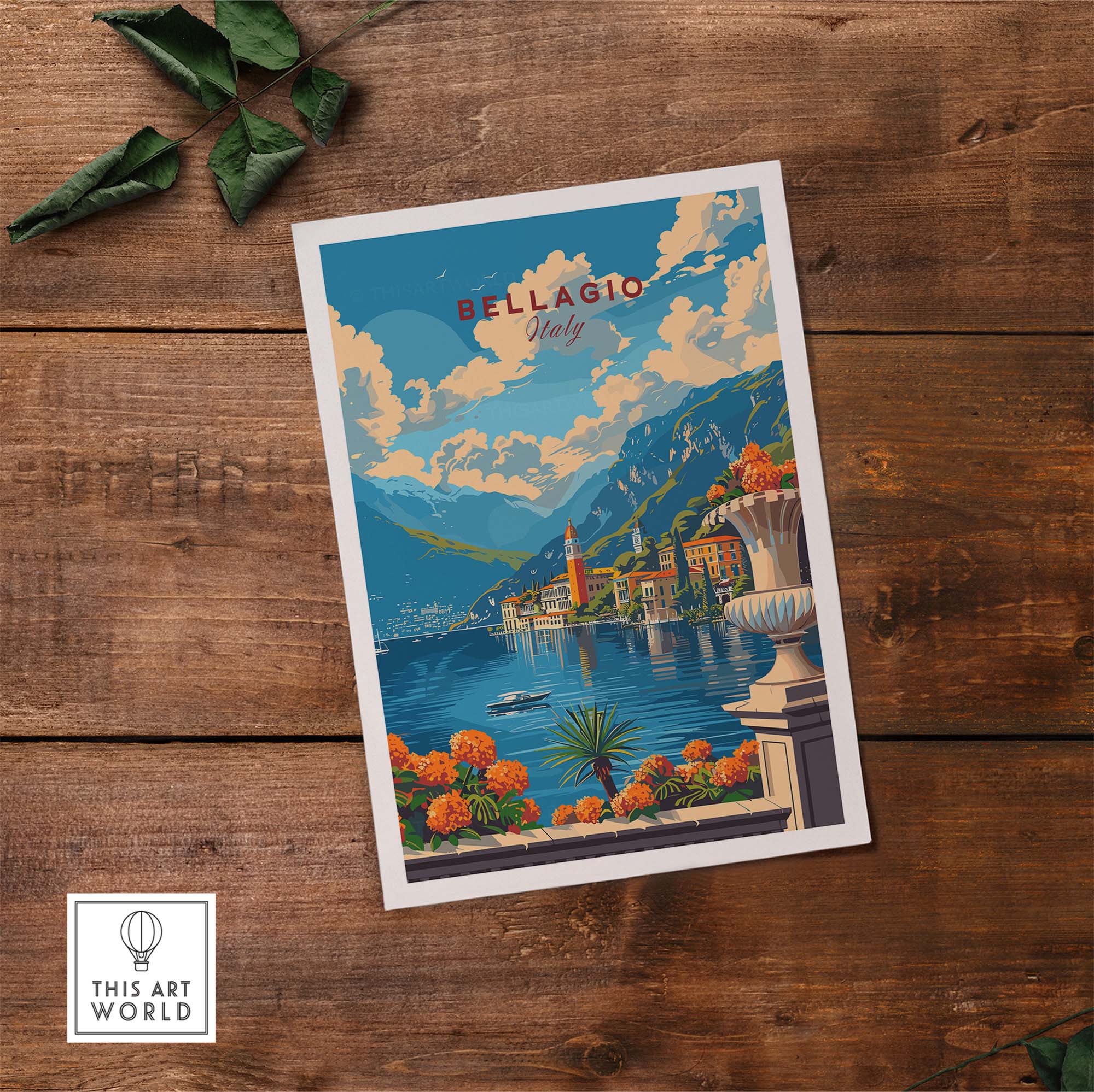 Bellagio Travel Poster