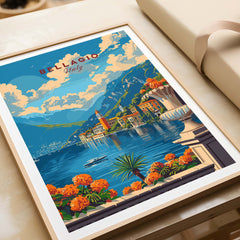 Bellagio Travel Poster