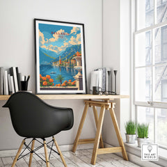 Bellagio Travel Poster