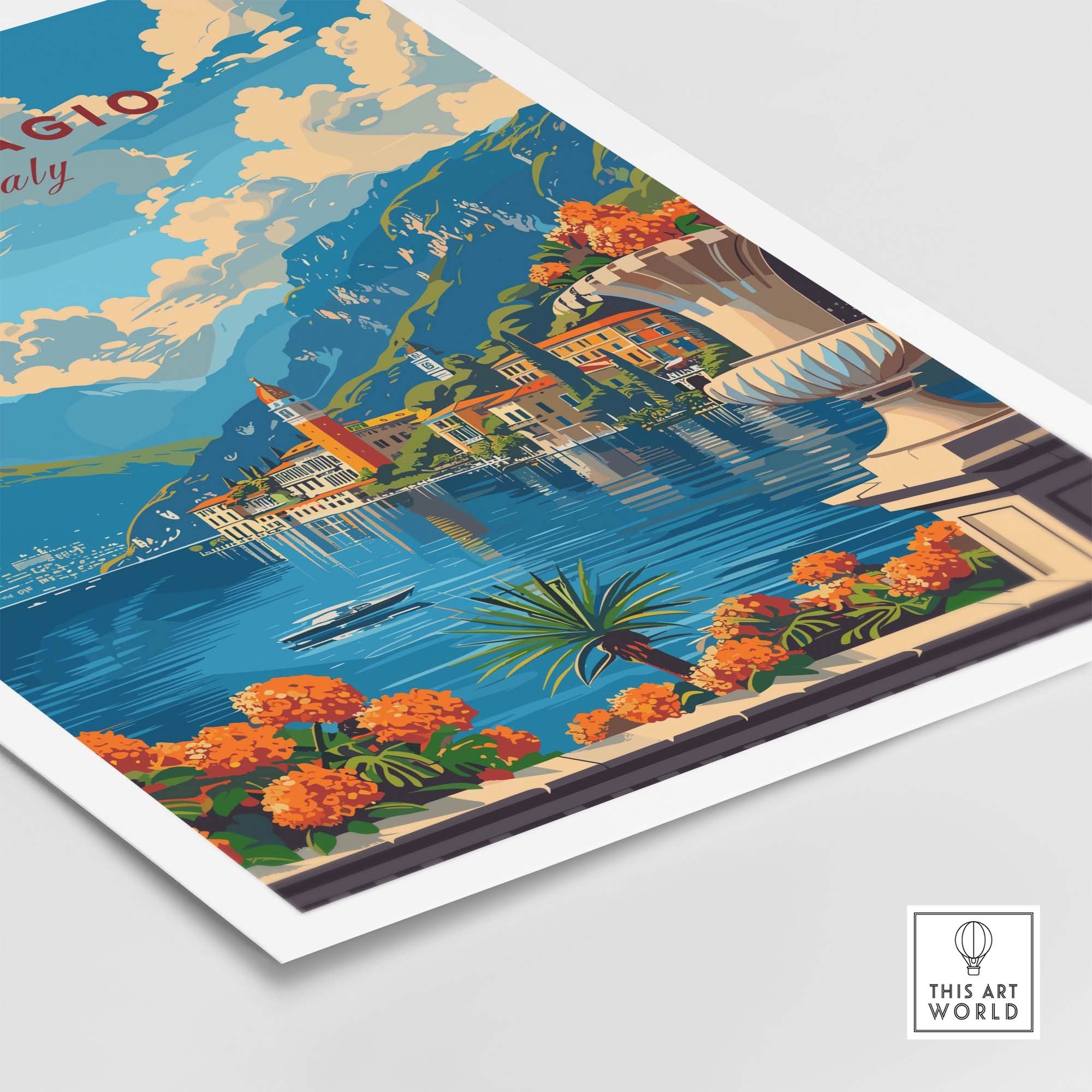 Bellagio Travel Poster