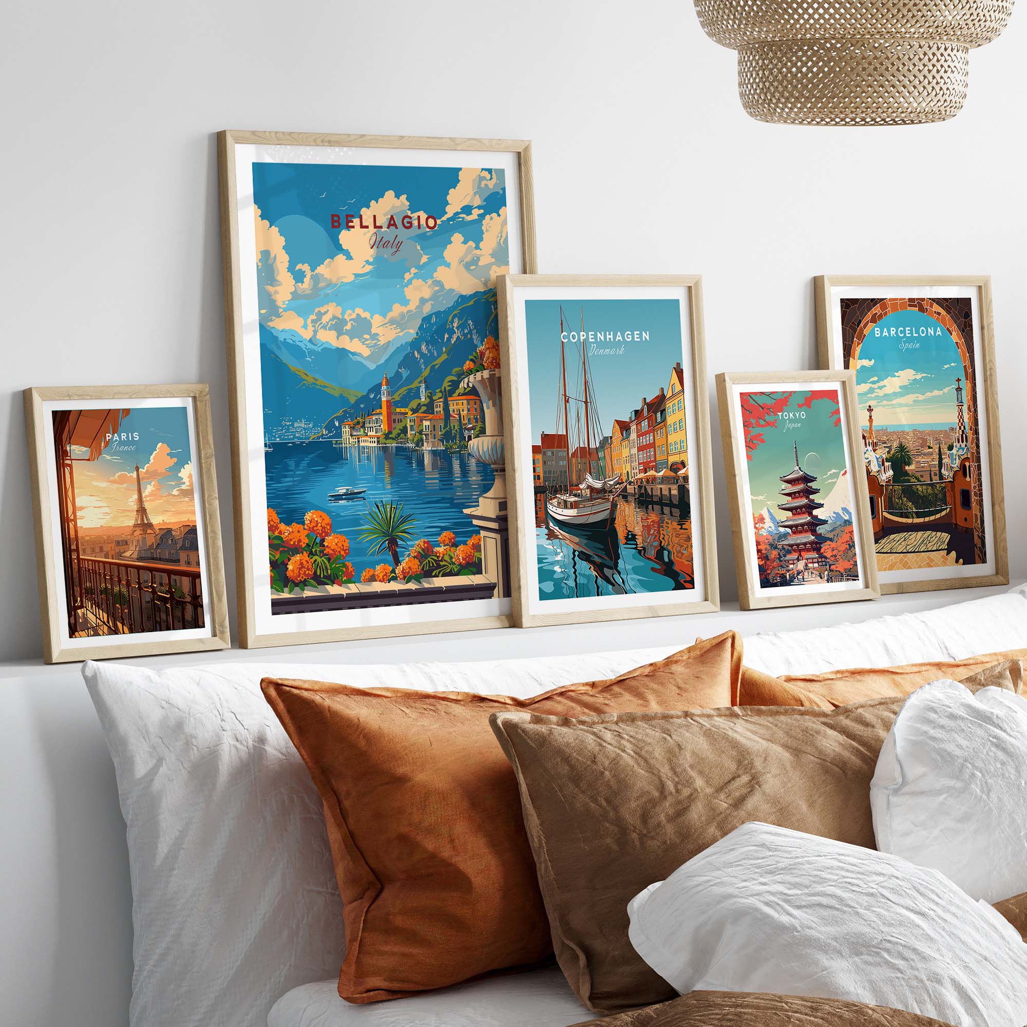 Bellagio Travel Poster