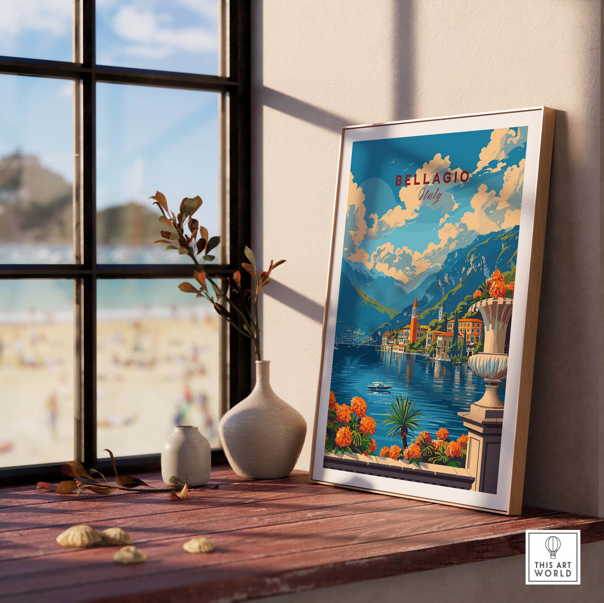 Bellagio Travel Poster