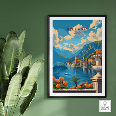 Bellagio Travel Poster