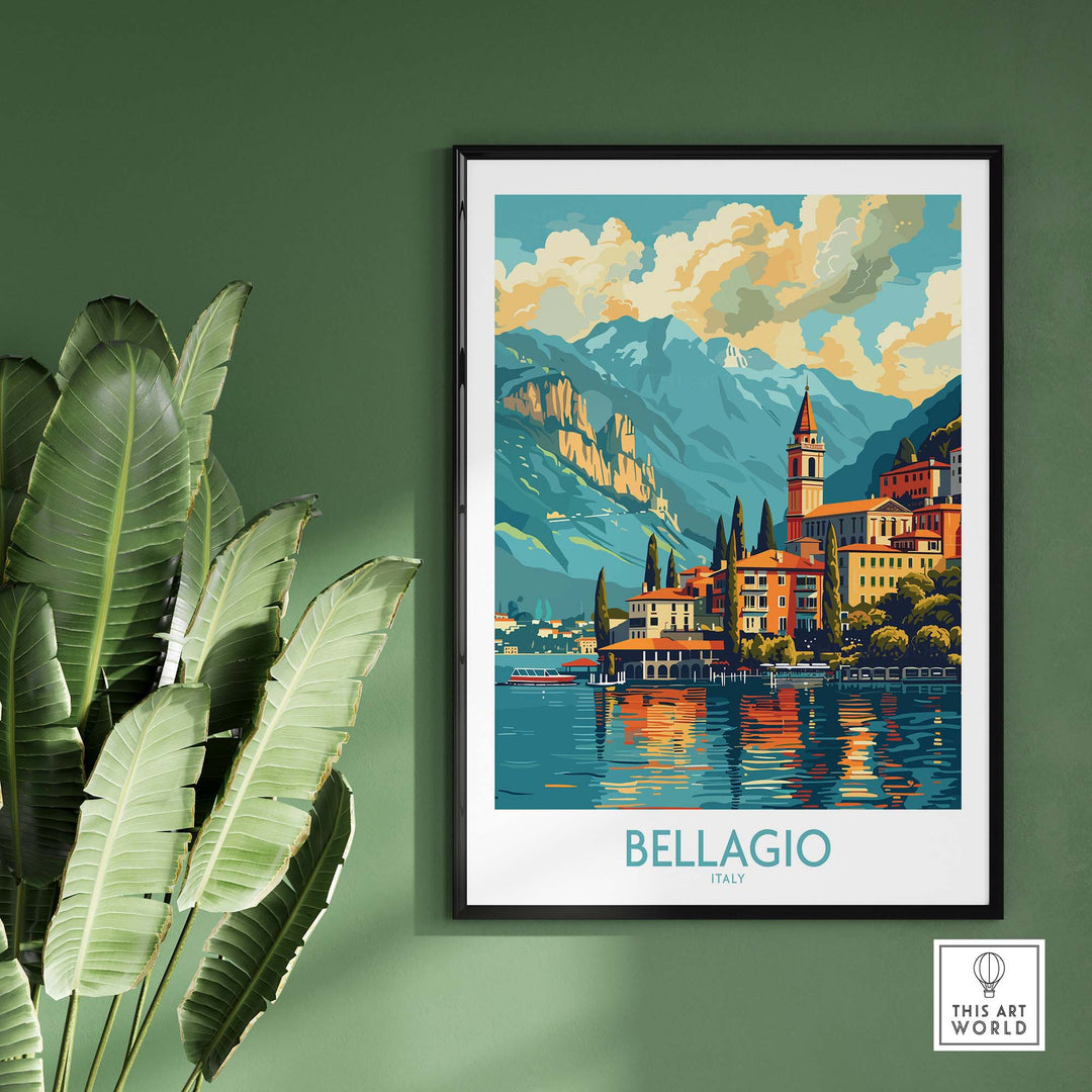 Bellagio Travel Print Italy
