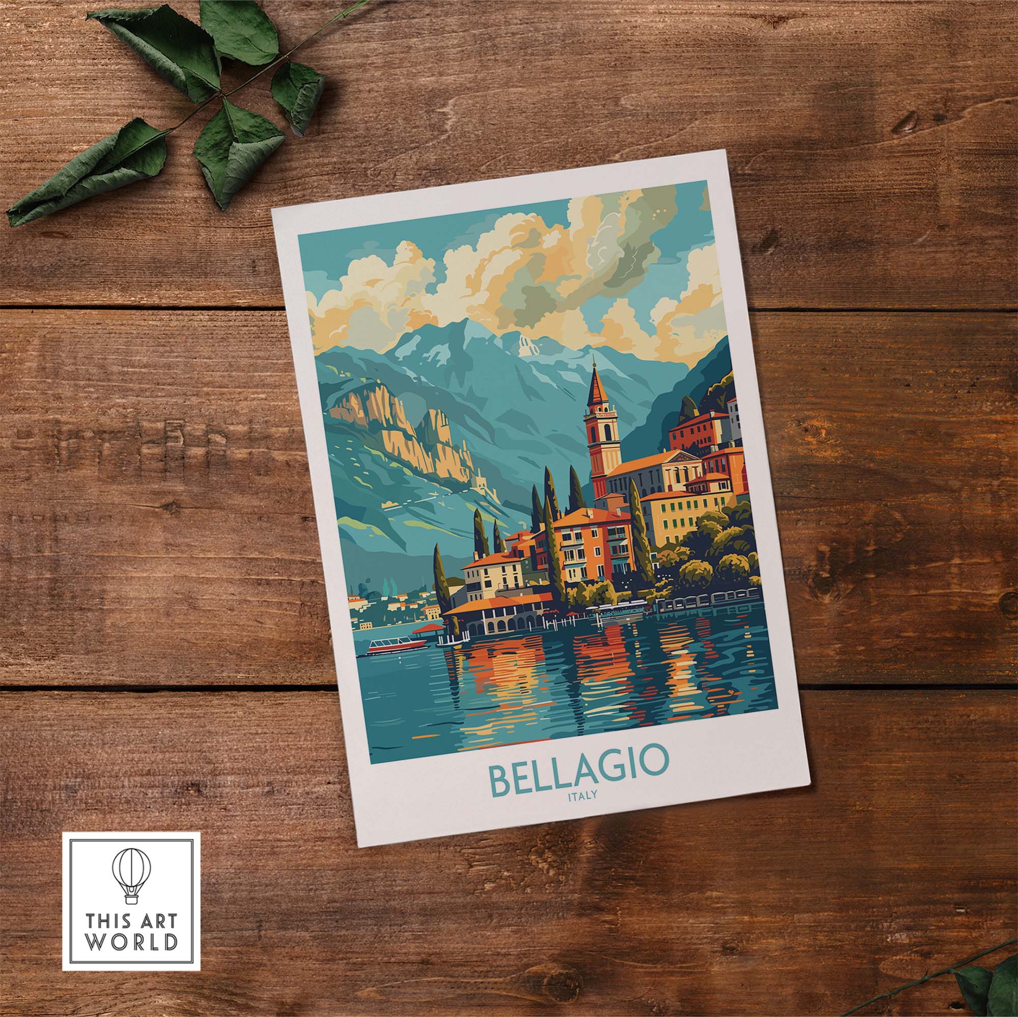 Bellagio Travel Print Italy