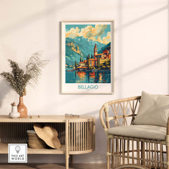 Bellagio Travel Print Italy