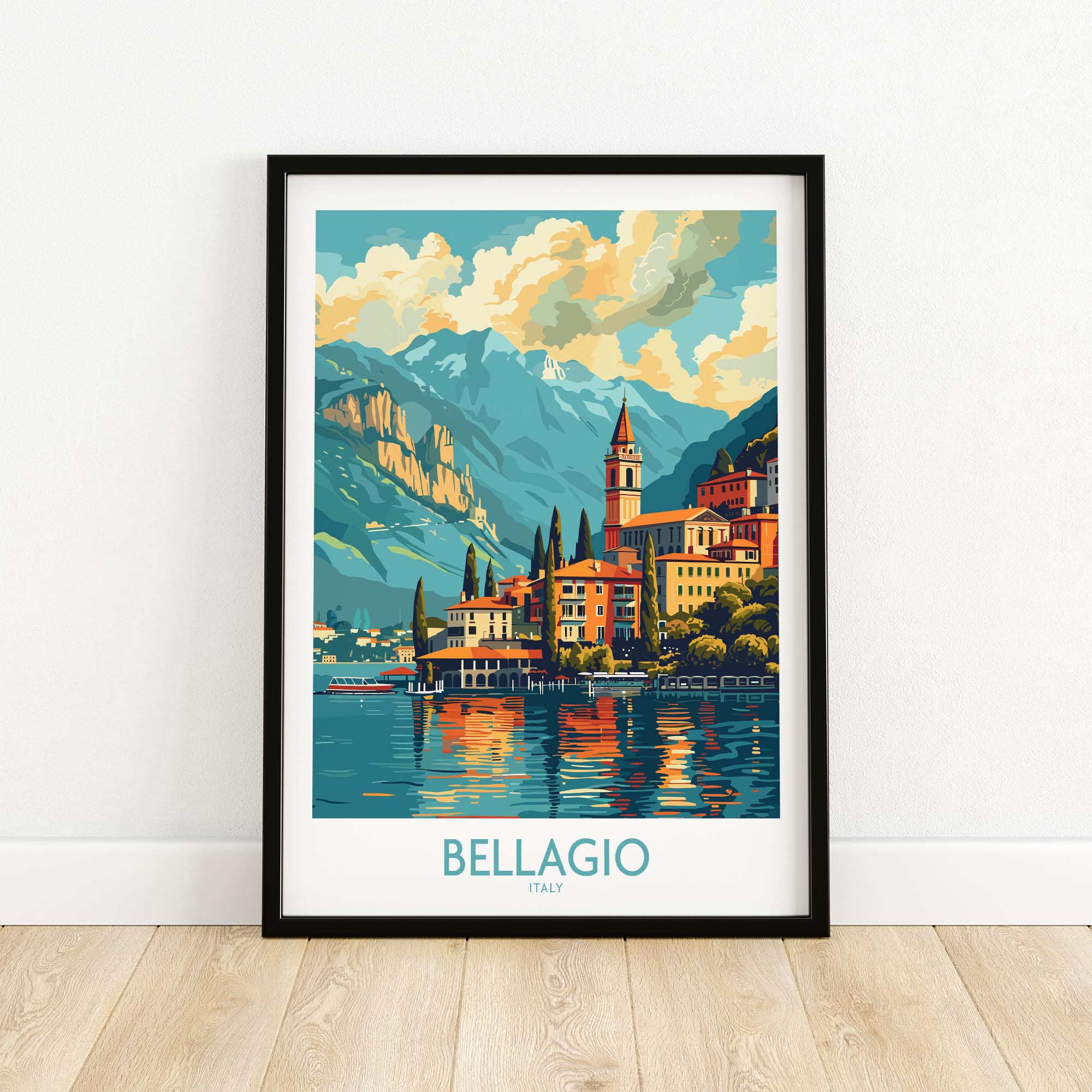 Bellagio Travel Print Italy