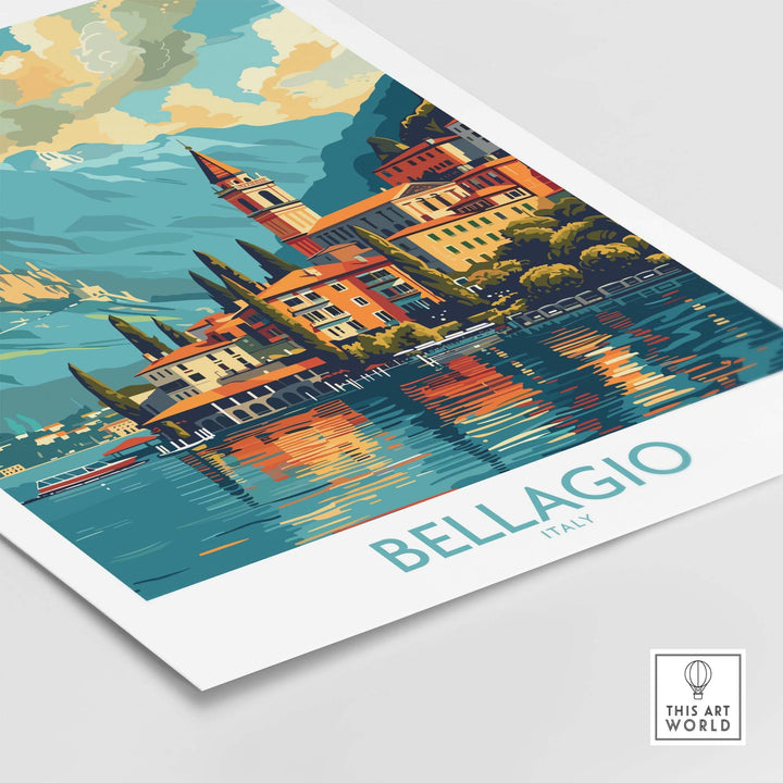 Bellagio Travel Print Italy