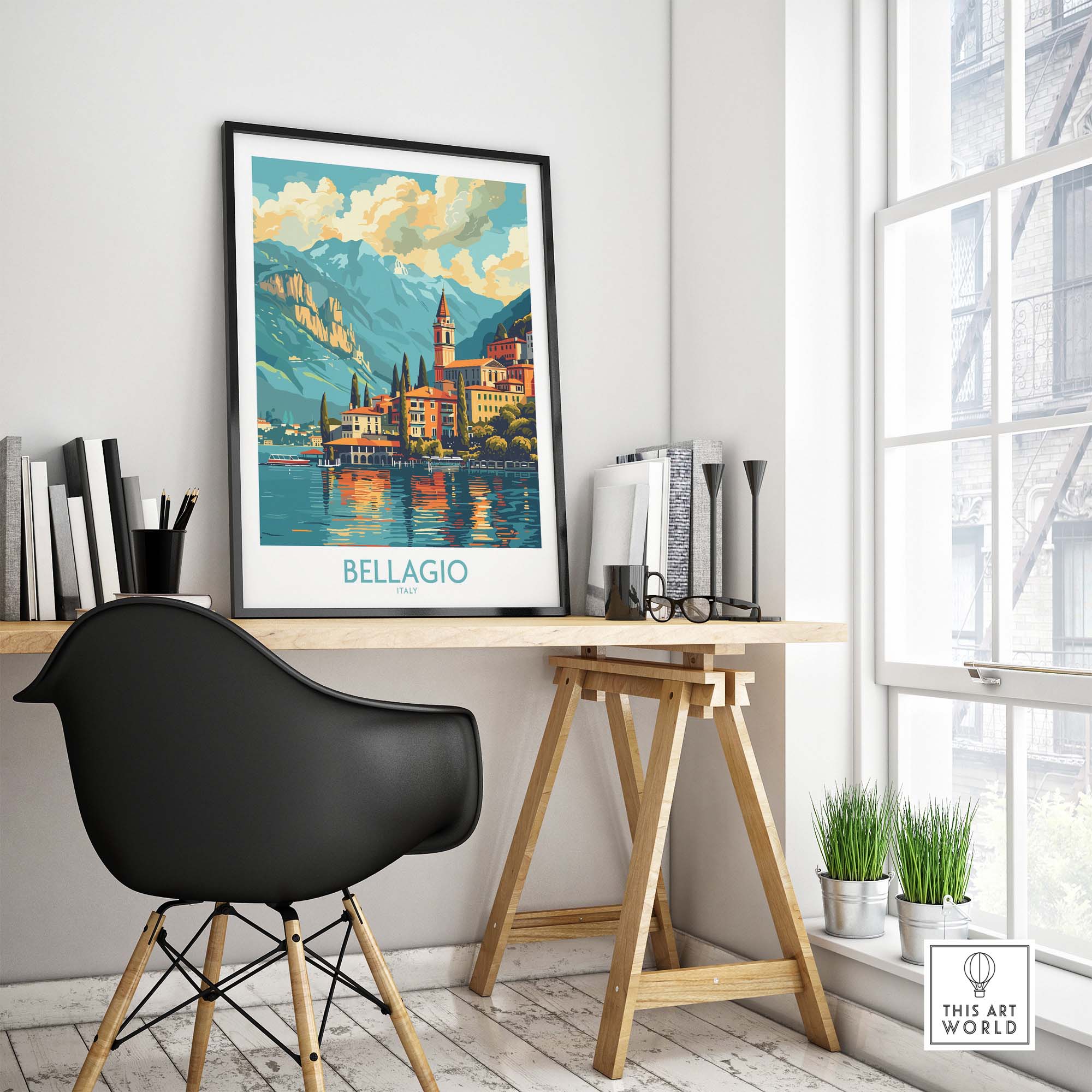 Bellagio Travel Print Italy