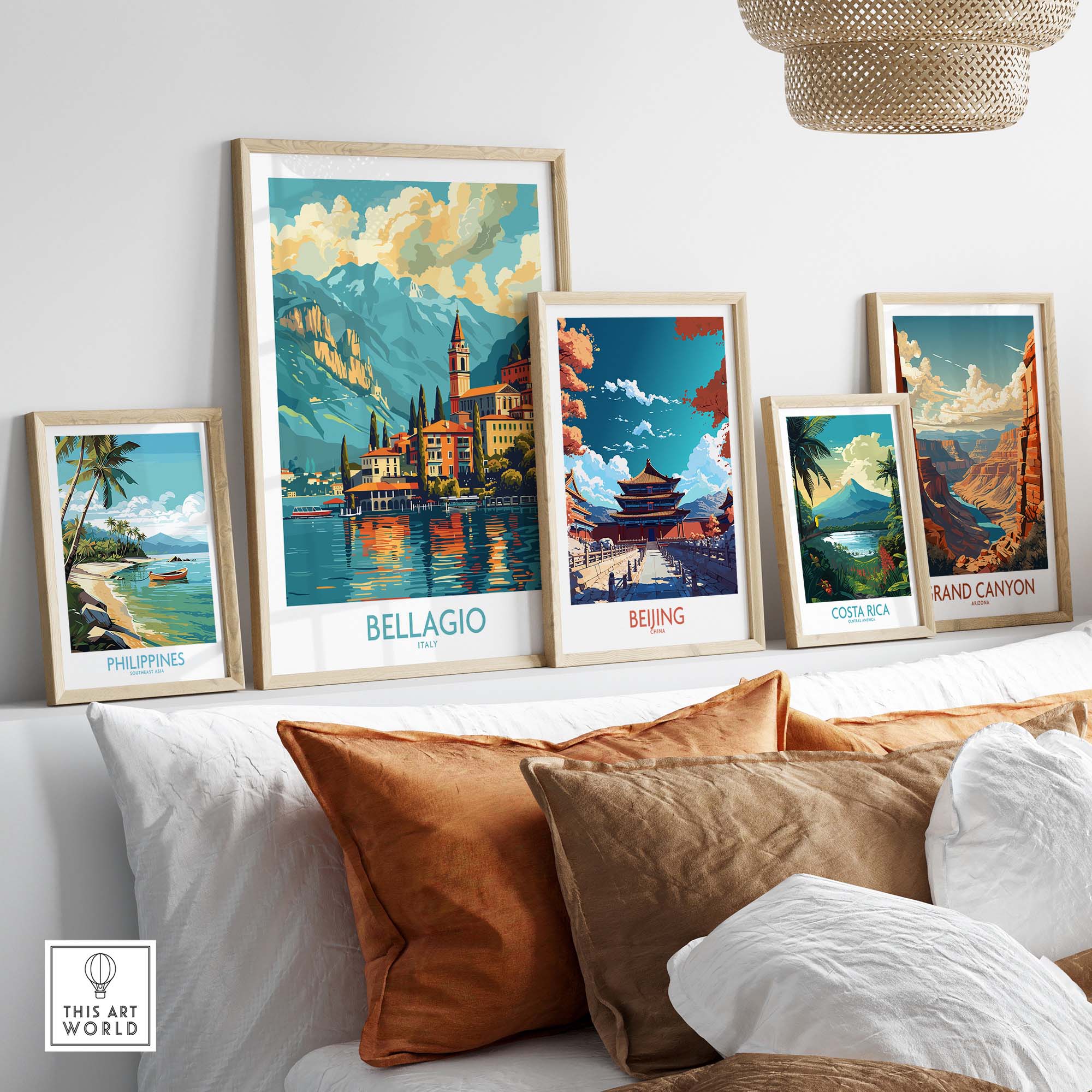 Bellagio Travel Print Italy