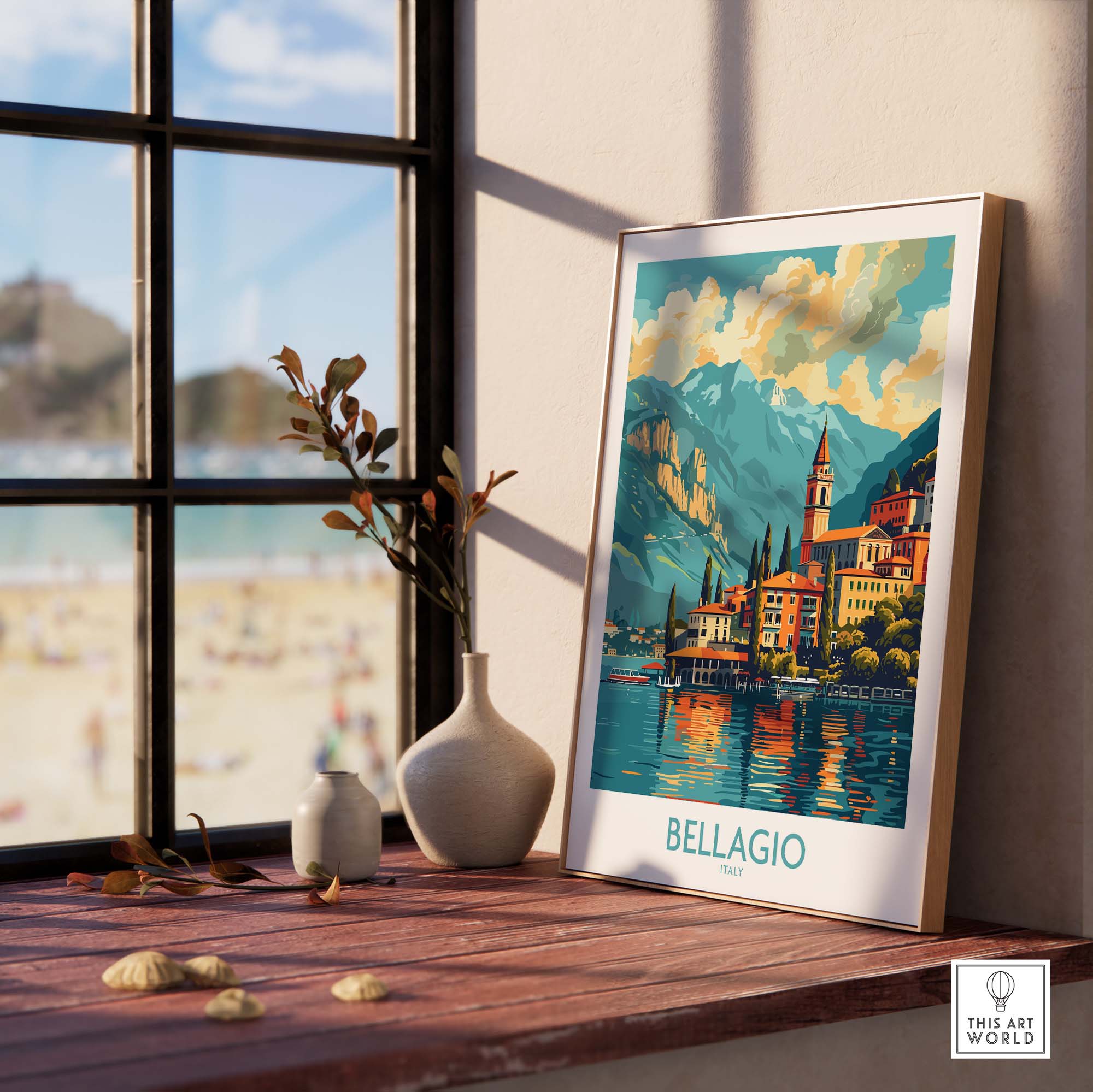 Bellagio Travel Print Italy