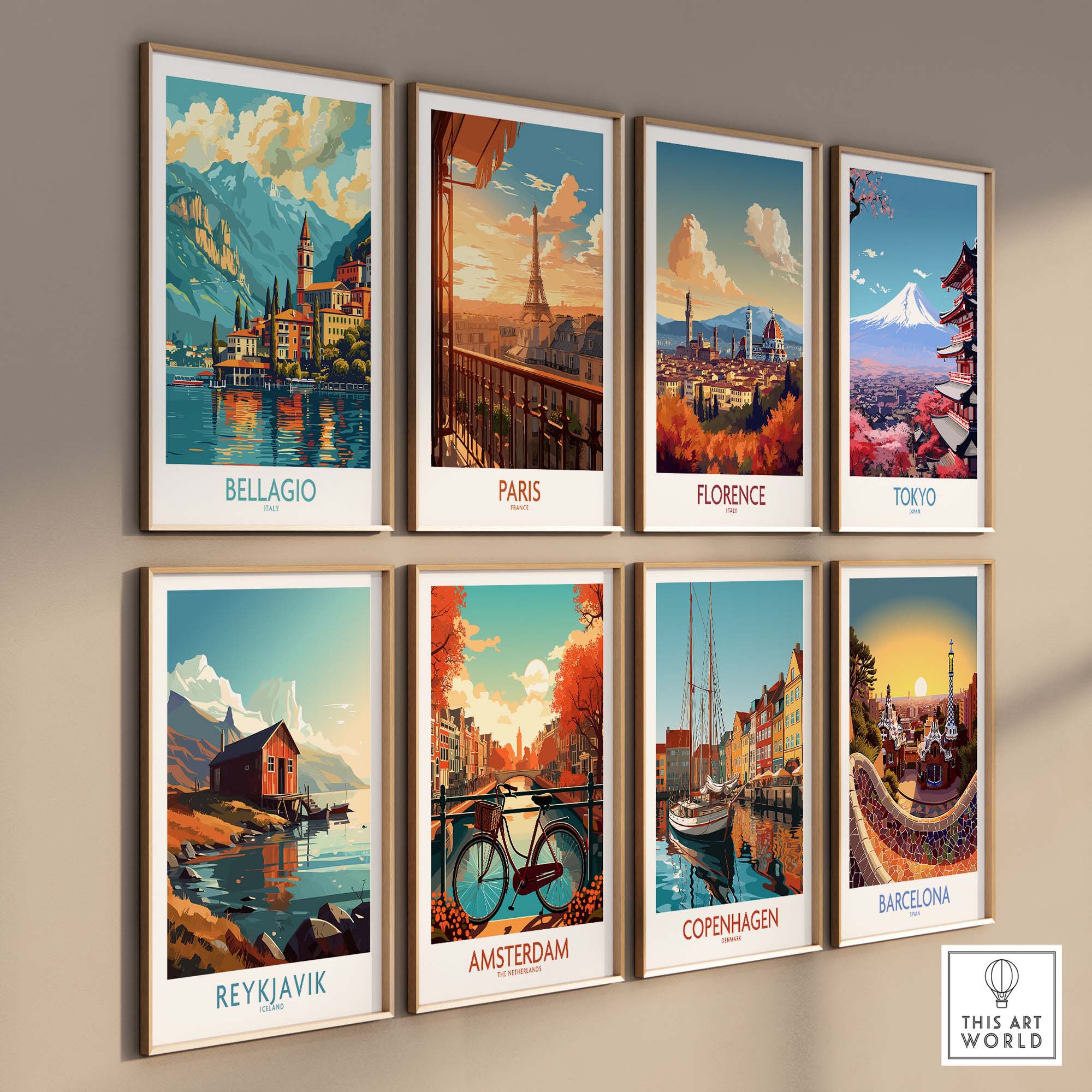 Bellagio Travel Print Italy