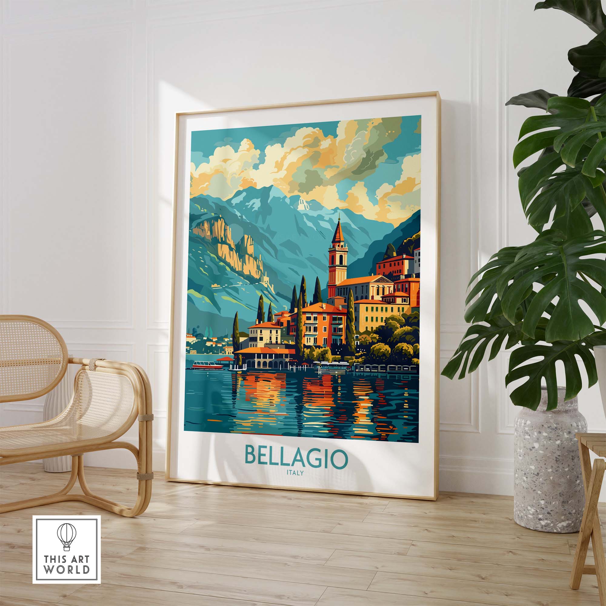 Bellagio Travel Print Italy
