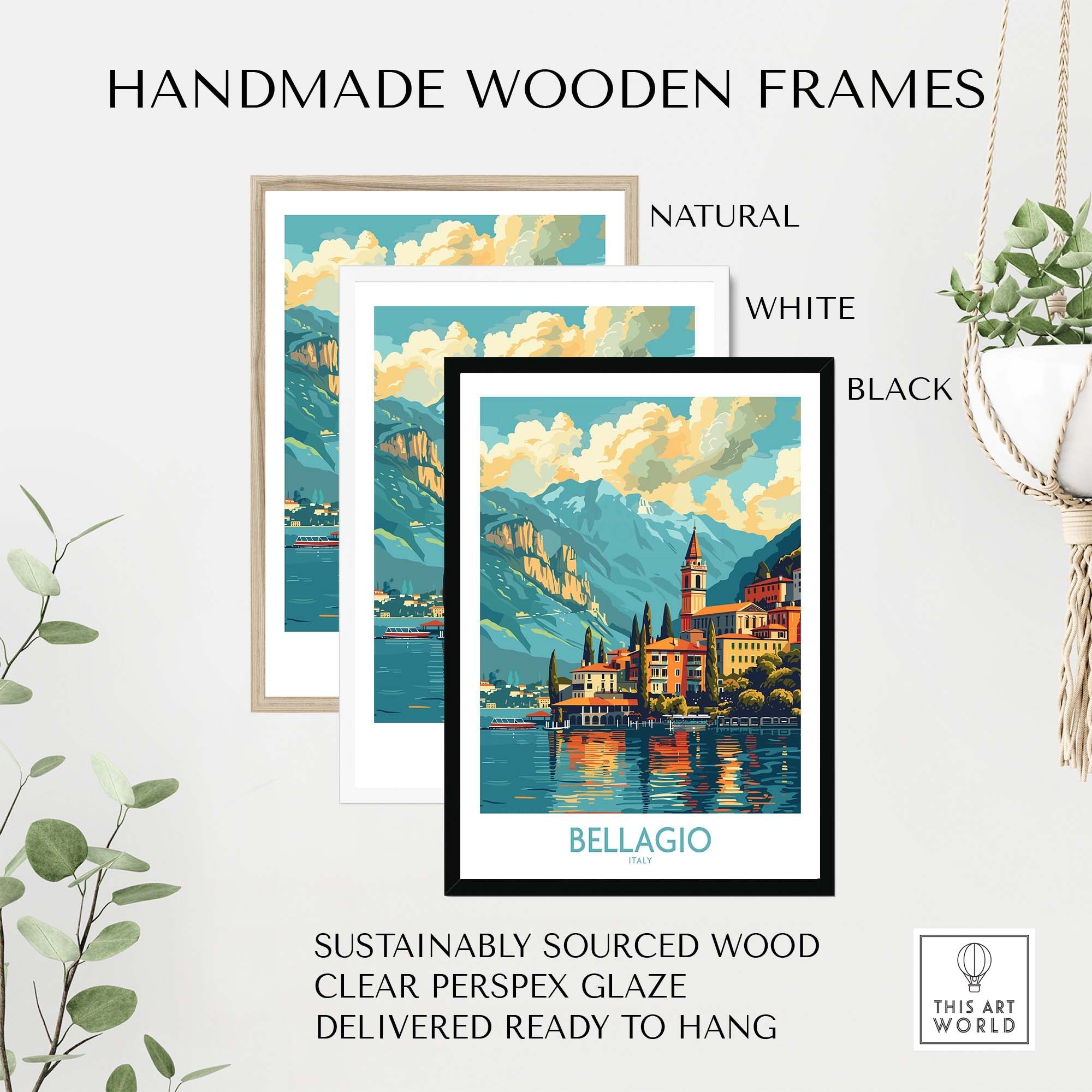 Bellagio Travel Print Italy
