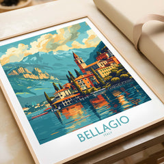 Bellagio Travel Print Italy