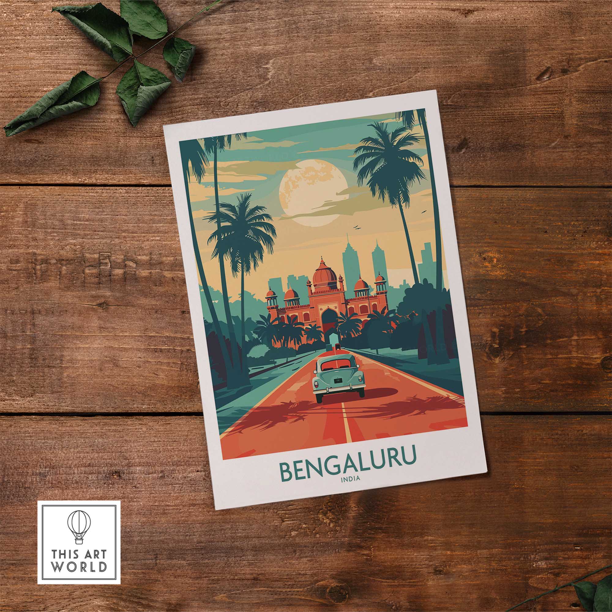 Bengaluru India Art Print-This Art World