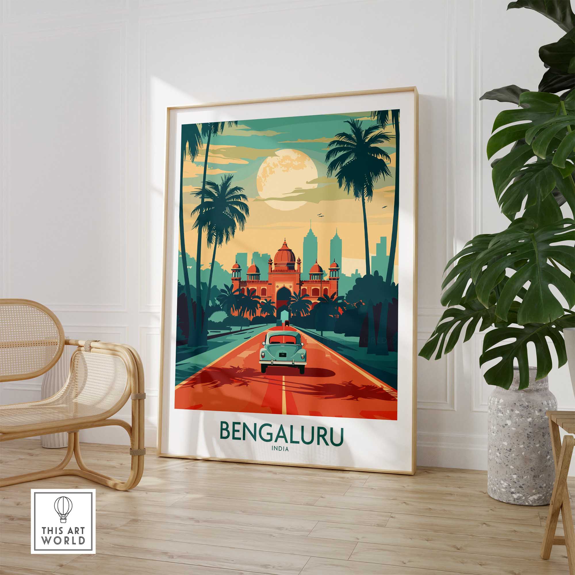 Bengaluru India Art Print-This Art World