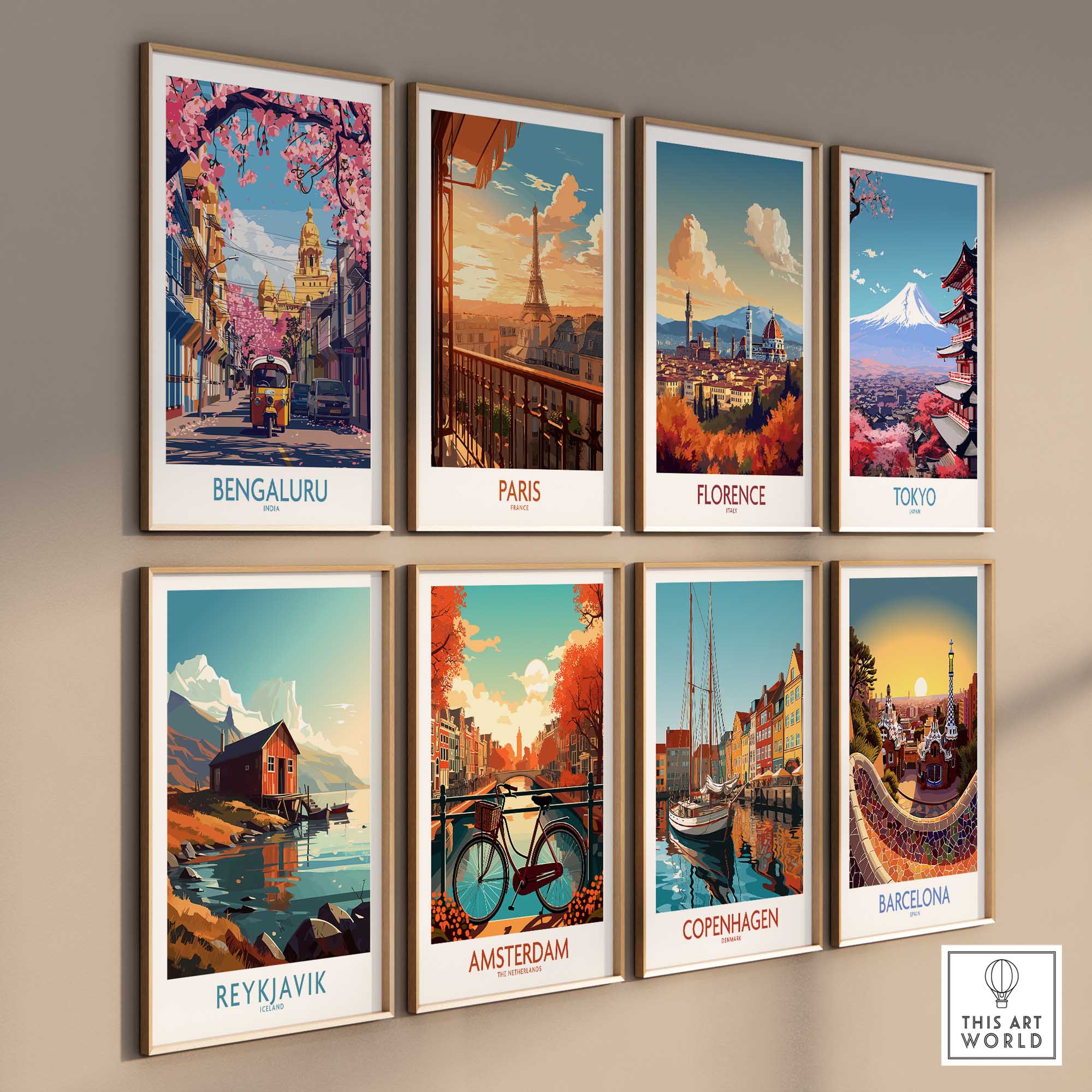 Bengaluru Poster-This Art World