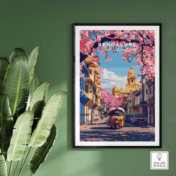 Bengaluru Travel Poster-This Art World