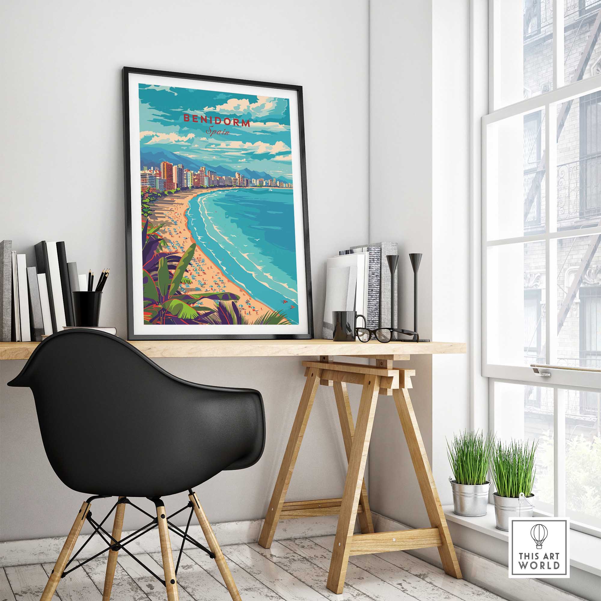 Benidorm Poster-This Art World