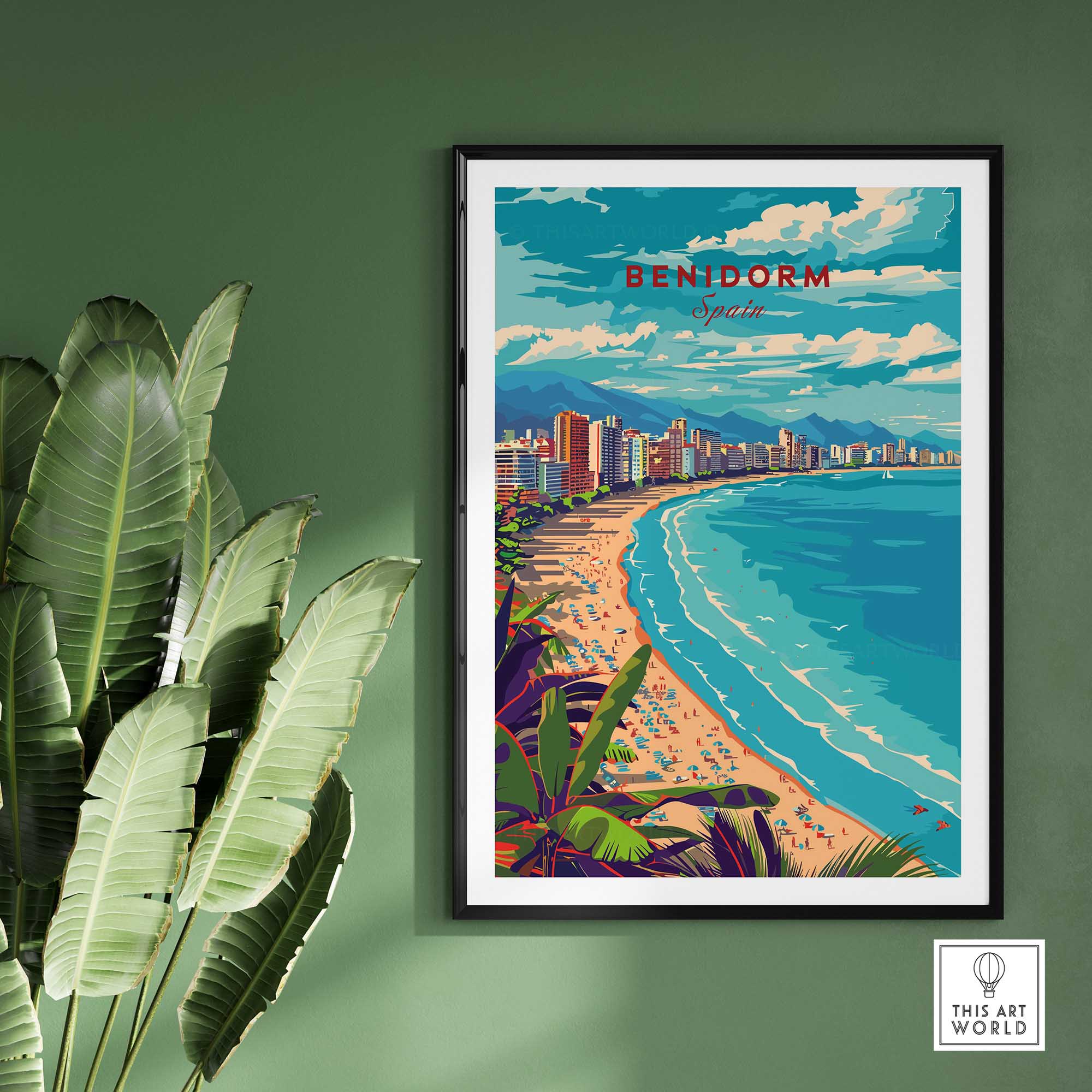 Benidorm Poster-This Art World