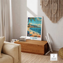 Benidorm Travel Poster-This Art World