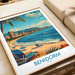 Benidorm Travel Poster-This Art World