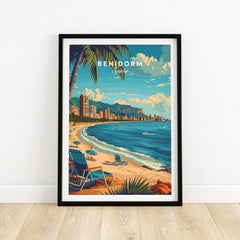 Benidorm Travel Print-This Art World