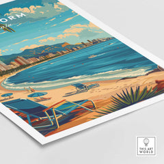 Benidorm Travel Print-This Art World