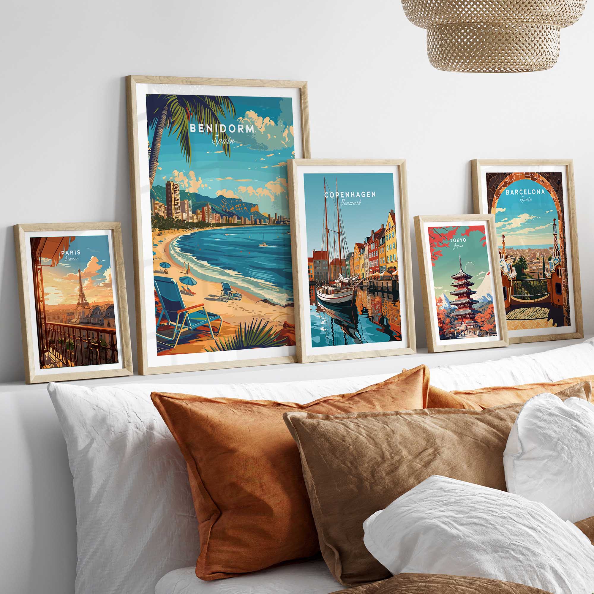 Benidorm Travel Print-This Art World