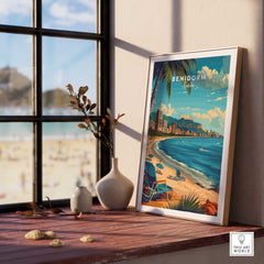 Benidorm Travel Print-This Art World