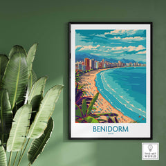 Benidorm Wall Art Print-This Art World