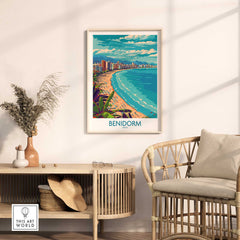 Benidorm Wall Art Print-This Art World