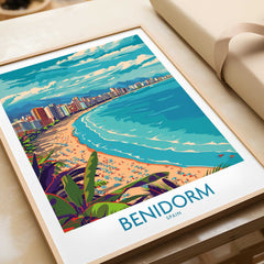Benidorm Wall Art Print-This Art World
