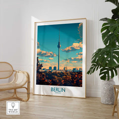 Berlin Travel Poster - Germany-This Art World
