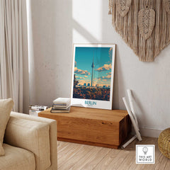Berlin Travel Poster - Germany-This Art World