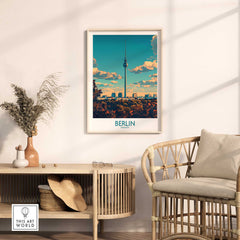 Berlin Travel Poster - Germany-This Art World
